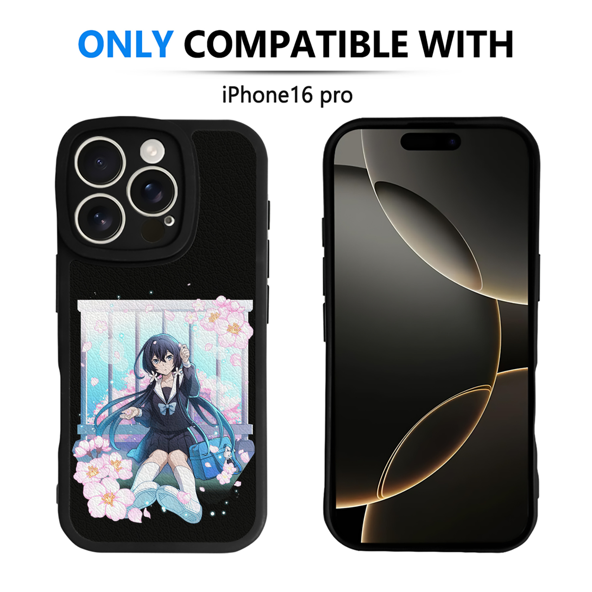 （画像用） 文豪ストレイドッグス Bungo Stray Dogs 【iPhone 16シリーズ対応】シリコンスマホケース（レザー調） 材質：シリコン